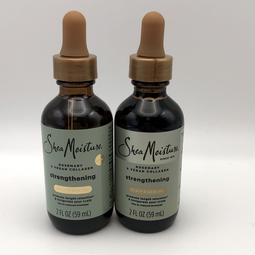 Shea Moisture Strengthening Serum‎ - Green and Brown
